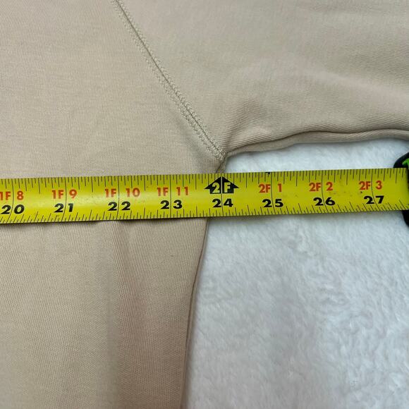 Bobby Jones Players Men’s 1/4 Zip Beige Sweatshirt Size L 100% Peruvian Cotton - Picture 7 of 11